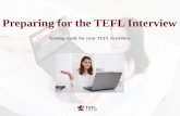 Preparing for the TEFL Interview