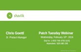 February 2016 Shavlik Patch Tuesday Presentation