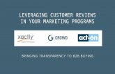 #FlipMyFunnel Austin - Tim Handorf - Leveraging Customer Reviews in Your Marketing Programs
