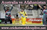 live Australia vs Afghanistan online