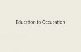 Webinar: From Education to Occupation.