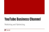 Marketing and optimizing your you tube channel