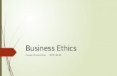 Business ethics(presentation)