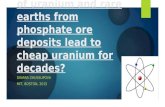 Co recovery of uranium and rare earths