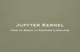 Jupyter Kernel: How to Speak in Another Language