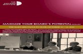 Brochure Maximize Your Board's Potential