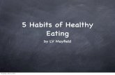 5 habits of healthy eating!!
