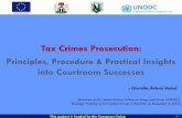 Tax Crimes Prosecution - Principles, Procedures & Practical Insights into Courtroom Successes - Bidemi Daniel. Olumide (PPT)