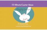 15 Minute Easter Ideas for Tween & Teens