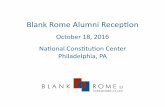 Blank Rome Philadelphia Alumni Reception