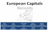 Capitals in Europe