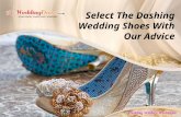 Select the dashing wedding shoes with our advice