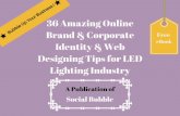 36 amazing online brand & corporate identity & web designing tips for led lighting industry