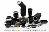 Edmonton Video and Photography Equipment Rental