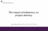 2. The impact of behaviour on project delivery, 12th Oct 2015