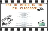 Use of video in the esl classroom