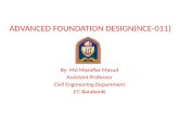 Advanced foundation design(nce 011)
