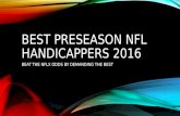 2016 Best NFL Preseason Sports Services