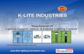 INDOOR LIGHTING by K-Lite Industries Chennai
