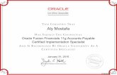 Oracle Fusion eCertificate