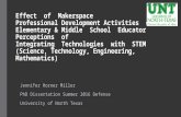 Effect of Makerspace Professional Development Activities on Elementary & Middle School Educator Perceptions of Integrating Technologies with STEM (science, technology, engineering,