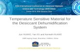 Temperature Sensitive Material for the Desiccant Dehumidification System