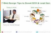 7 Web Design Tips to Boost SEO & Lead Generation