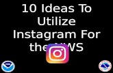 Instagram or Social Media Examples for NWS