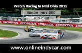 Watch Race Mid Ohio 2015 Online