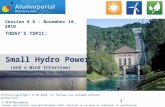 Webinar Renewable Energy Session 6 - Small Hydro Power