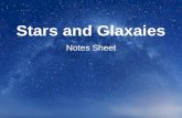 Stars and Galaxies Notes PowerPoint
