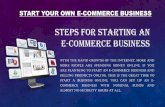 E commerce Business Setup Procedure