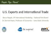 Becca Nepple, Dr. Dermot Hayes - U.S. Exports & International Trade
