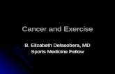 Cancer and exercise