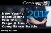 Webinar: New Year’s Resolution: Win the Wage & Hour Compliance Battle