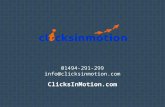 Clicks In Motion Brand Optimization Service PowerPoint
