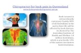 Chiropractor for back pain in queensland
