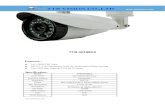 900TVL Metal housing Weatherproof analog camera with 30M IR distance TTB-W199K2 -Ttb w199 k2-specification-