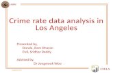 Crime rate data analysis in Los Angeles