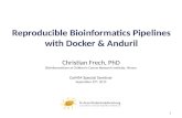 Reproducible bioinformatics pipelines with Docker and Anduril