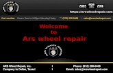 Alloy wheel repair
