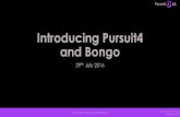Introducing p4 and bongo 29.7.16