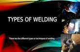 The Different Types of Welding