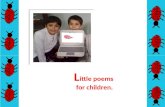 3ro LITTLE POEMS FOR CHILDREN