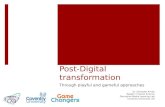 Post digital transformation through play