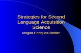 Strategies Second Language Acquisition Science
