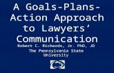 A Goals-Plans-Action Approach to Lawyers' Communication