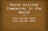 Major airline companies in the world