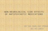 Non neurological side effects of antipsychotic medications