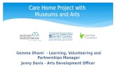 Care home project with museums and arts